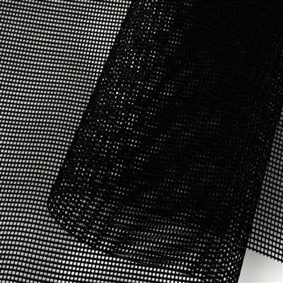 Matériau de bannière en maille noire