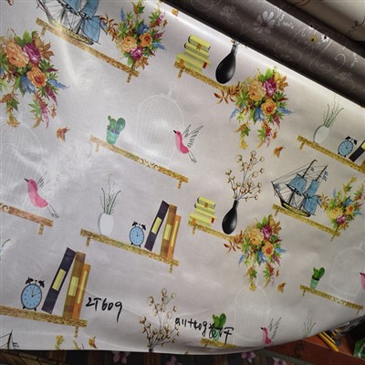 Rouleaux de couverture de table imprimés en PVC